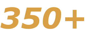 350+